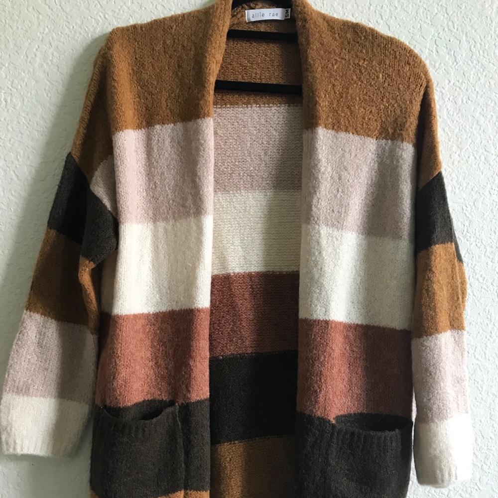 Cozy color block sweater